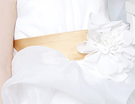 ZOILA - Kleid für Blumenmädchen aus Organza und Satin