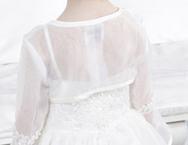 Ball Gown Spaghetti Straps Floor-length Organza Over Satin Flower Girl Dress With A Wrap Ball Gown Spaghetti Straps Floor-length Organza Over Satin Flower Girl Dress With A Wrap