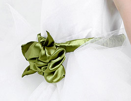 Ball Gown Jewel Tea-length Satin Tulle Flower Girl Dress Ball Gown Jewel Tea-length Satin Tulle Flower Girl Dress