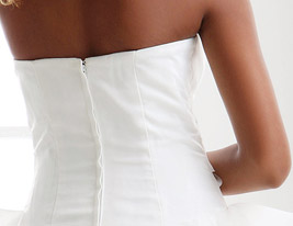 Ball Gown Strapless Sweetheart Court Train Organza Wedding Dress
