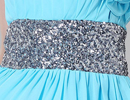 JUSTICE - Cocktailjurk van Chiffon