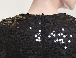 Sequined Sheath/ Column V-neck Floor-length Evening Dress inspired by Mary Hart at the 83rd Oscar