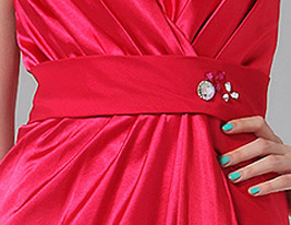 Satin Sheath/Column V-neck Short/Mini Cocktail Dress inspired by Selena Gomez Satin Sheath/Column V-neck Short/Mini Cocktail Dress inspired by Selena Gomez