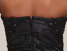 A-line Halter Sweep/ Brush Train Taffeta Satin Evening/ Prom Dress