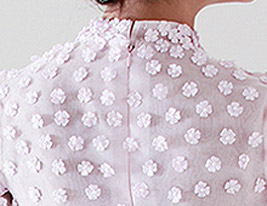 STEFANÍA - Avondjurk van Organza en Satijn