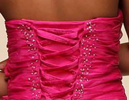 SARISHA - Robe de Soirée Organza Satin SARISHA - Robe de Soirée Organza Satin