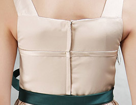 MAURA - Kleid für Kinder Brautjungferkleid aus Satin