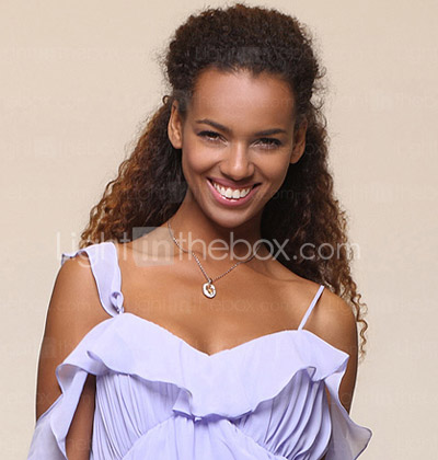 High Low Chiffon A-line Off-the-shoulder Cocktail Dress inspired by Brooklyn Decker at the 83rd Oscar