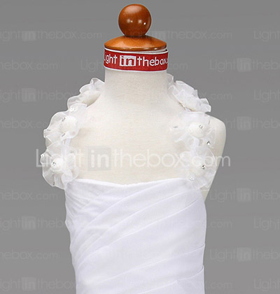 A-line Halter Floor-length Chiffon Flower Girl Dress A-line Halter Floor-length Chiffon Flower Girl Dress