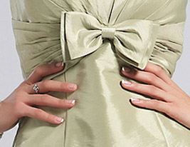 BINE - Kleid für Brautjungfer aus Tafft BINE - Kleid für Brautjungfer aus Tafft