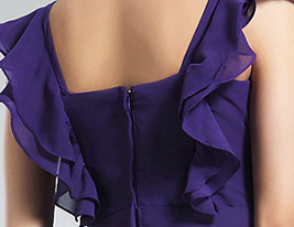 A-line Square Knee-length Chiffon Bridesmaid Dress A-line Square Knee-length Chiffon Bridesmaid Dress