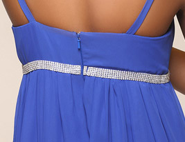 High Low Sheath/Column Spaghetti Straps Chiffon Evening Dress High Low Sheath/Column Spaghetti Straps Chiffon Evening Dress