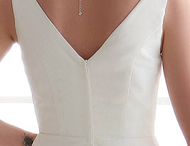 CLAUDINE - Vestido de Noiva em Tafetá CLAUDINE - Vestido de Noiva em Tafetá