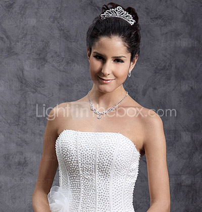 Ball Gown Strapless Beading Floor-length Tulle Wedding Dress Ball Gown Strapless Beading Floor-length Tulle Wedding Dress