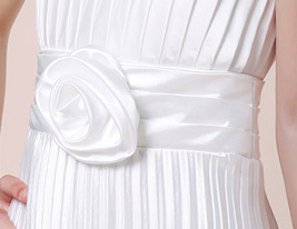 IVA - Kleid für Kinder Brautjungfer aus Satin IVA - Kleid für Kinder Brautjungfer aus Satin