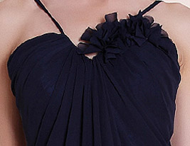 NAOMI - kjole til brudepige i chiffon NAOMI - kjole til brudepige i chiffon