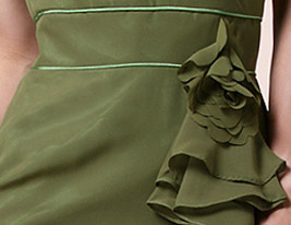WIOLETTA - kjole til brudepike i Chiffon og Satin WIOLETTA - kjole til brudepike i Chiffon og Satin