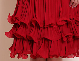 TEIGNBRIDGE - Bruidsmeisjesjurk van Chiffon TEIGNBRIDGE - Bruidsmeisjesjurk van Chiffon
