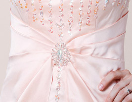 ROSARIO - Moeder Van De Bruidjurk van Satijn met Bolero ROSARIO - Moeder Van De Bruidjurk van Satijn met Bolero