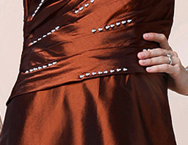 A-line Strapless Floor-length Taffeta Mother of the Bride Dress With A Wrap A-line Strapless Floor-length Taffeta Mother of the Bride Dress With A Wrap
