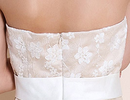 TAMYA - kjole til brudepike i Chiffon og Lace TAMYA - kjole til brudepike i Chiffon og Lace
