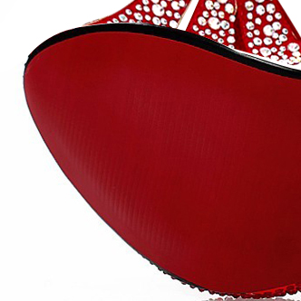 Leather Upper Stiletto Heel Peep Toe With Rhinestone Party/ Evening Shoes Leather Upper Stiletto Heel Peep Toe With Rhinestone Party/ Evening Shoes