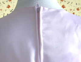 A-line Jewel Knee-length Satin Cotton With Appliques Flower Girl Dress