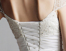 A-line Off-the-shoulder Court Train Taffeta Side-draped Wedding Dress