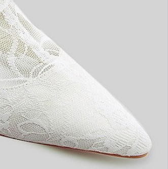 tacco alto in raso di qualità superiore ad alta chiuso le dita dei piedi da sposa stivali al ginocchio hiht / colori shoes.more nozze disponibili