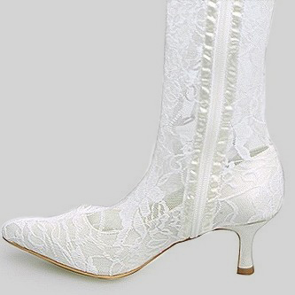 tacco alto in raso di qualità superiore ad alta chiuso le dita dei piedi da sposa stivali al ginocchio hiht / colori shoes.more nozze disponibili
