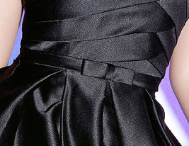 A-line Spaghetti Straps Knee-length Satin Cocktail Dress A-line Spaghetti Straps Knee-length Satin Cocktail Dress