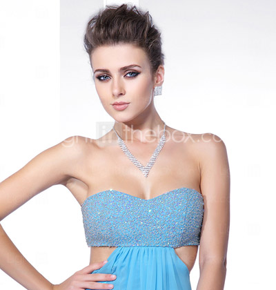 EUDICE - Avondjurk van Chiffon EUDICE - Avondjurk van Chiffon