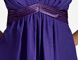 Sheath/ Column Sweetheart Knee-length Chiffon Bridesmaid Dress