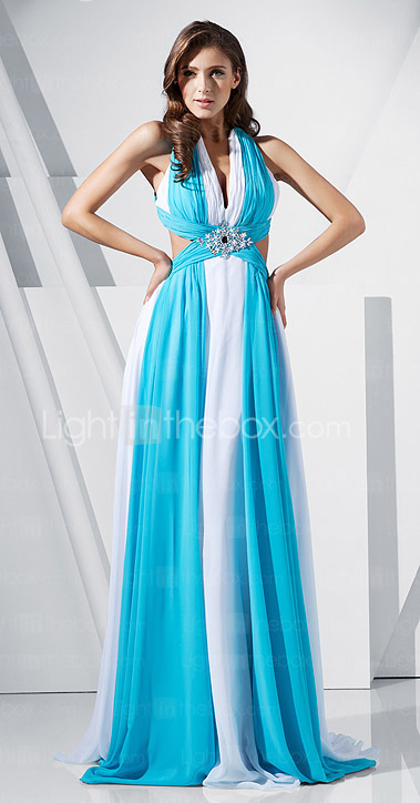 WAPEKA - Kleid für Abendveranstaltung aus Chiffon
