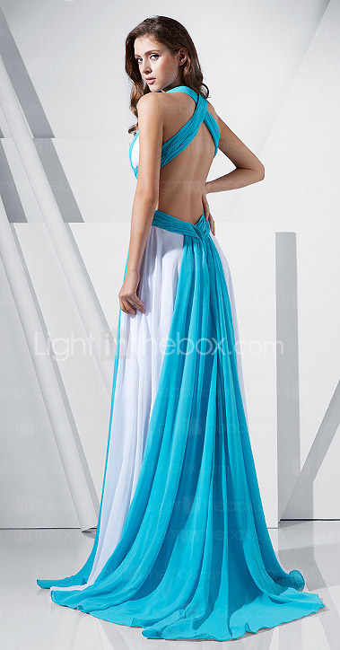 WAPEKA - Kleid für Abendveranstaltung aus Chiffon