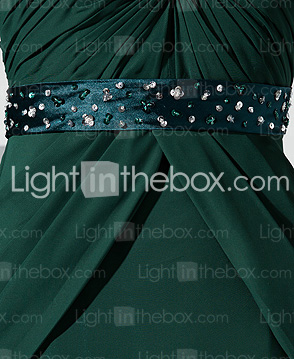 A-line Straps Court Train Chiffon Evening Dress A-line Straps Court Train Chiffon Evening Dress