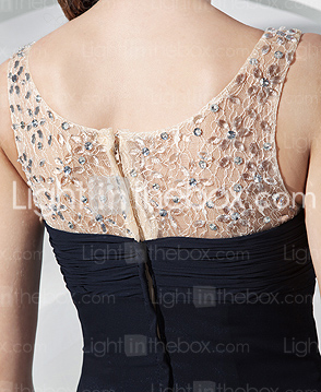 A-line Scoop Floor-length Chiffon Evening Dress A-line Scoop Floor-length Chiffon Evening Dress