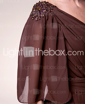 Sheath/Column V-neck Floor-length Chiffon Mother of the Bride Dress Sheath/Column V-neck Floor-length Chiffon Mother of the Bride Dress