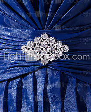 A-line Strapless Floor-length Organza Evening Dress A-line Strapless Floor-length Organza Evening Dress