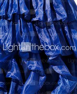 A-line Strapless Floor-length Organza Evening Dress A-line Strapless Floor-length Organza Evening Dress