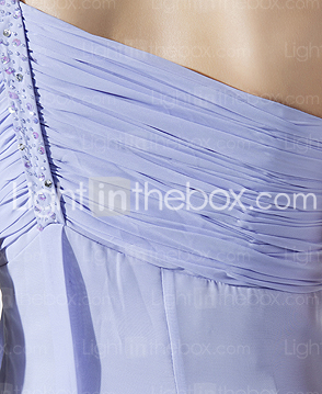 A-line One Shoulder Floor-length Chiffon Evening Dress A-line One Shoulder Floor-length Chiffon Evening Dress