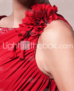 A-line Bateau Floor-length Chiffon Mother of the Bride Dress