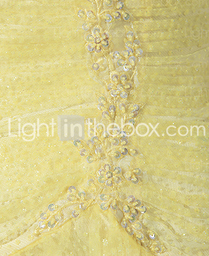BRIALLEN - Vestido de Festa em Cetim e Tule