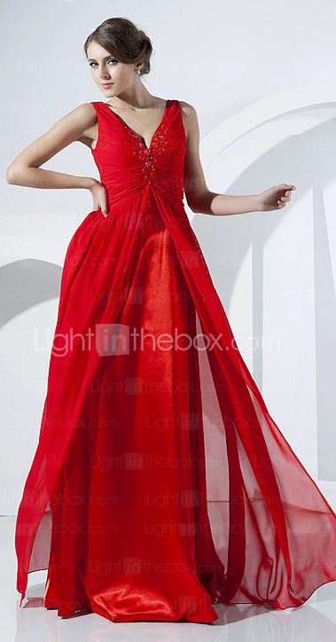 YARELI - Vestido de Noche de Gasa YARELI - Vestido de Noche de Gasa