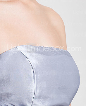 A-line Strapless Knee-length Taffeta Bridesmaid Dress A-line Strapless Knee-length Taffeta Bridesmaid Dress