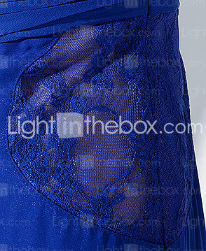 RACHEL - Robe de Soirée Mousseline Dentelle