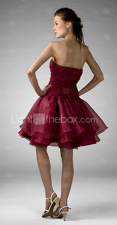 FARAH - Kleid für Cocktailparty aus Organza