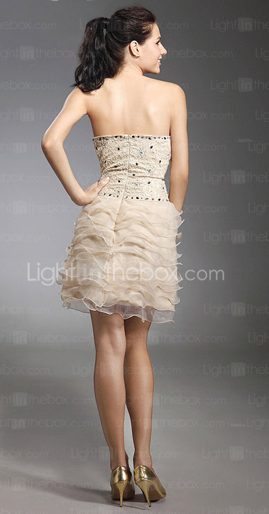 VOLLINA - Robe de Cocktail Satin Dentelle VOLLINA - Robe de Cocktail Satin Dentelle