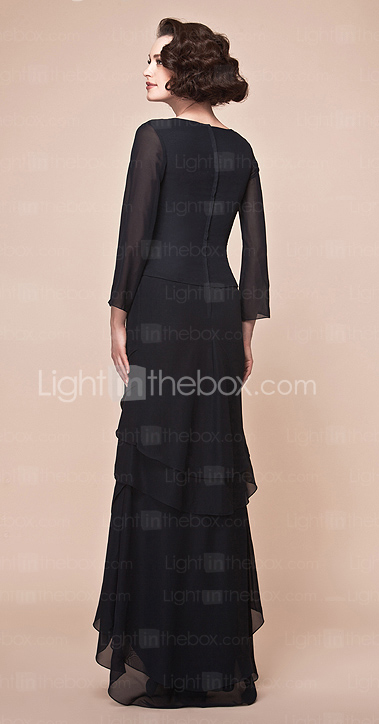 A-line V-neck Asymmetrical Chiffon And Matte Satin Mother Of The Bride Dress A-line V-neck Asymmetrical Chiffon And Matte Satin Mother Of The Bride Dress