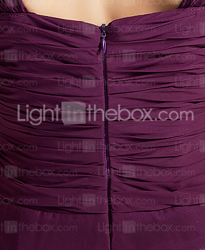 A-line Sweetheart  Floor-length Chiffon Bridesmaid Dress